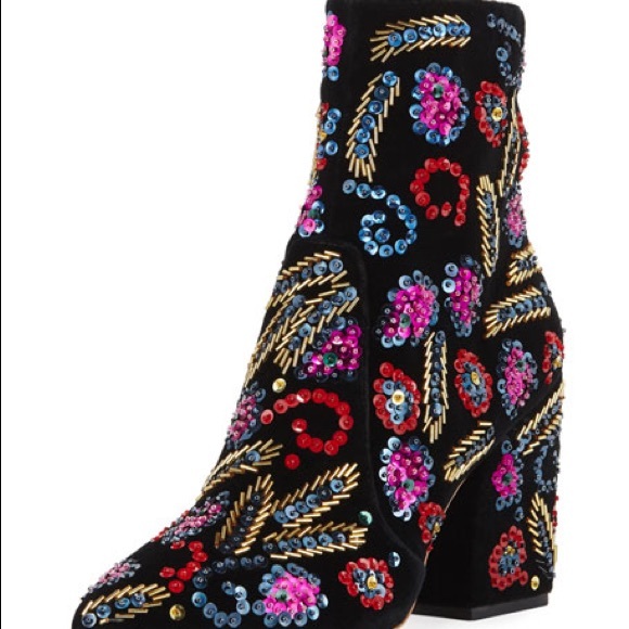 Loeffler Randall Isla sequin boot - Picture 2 of 5